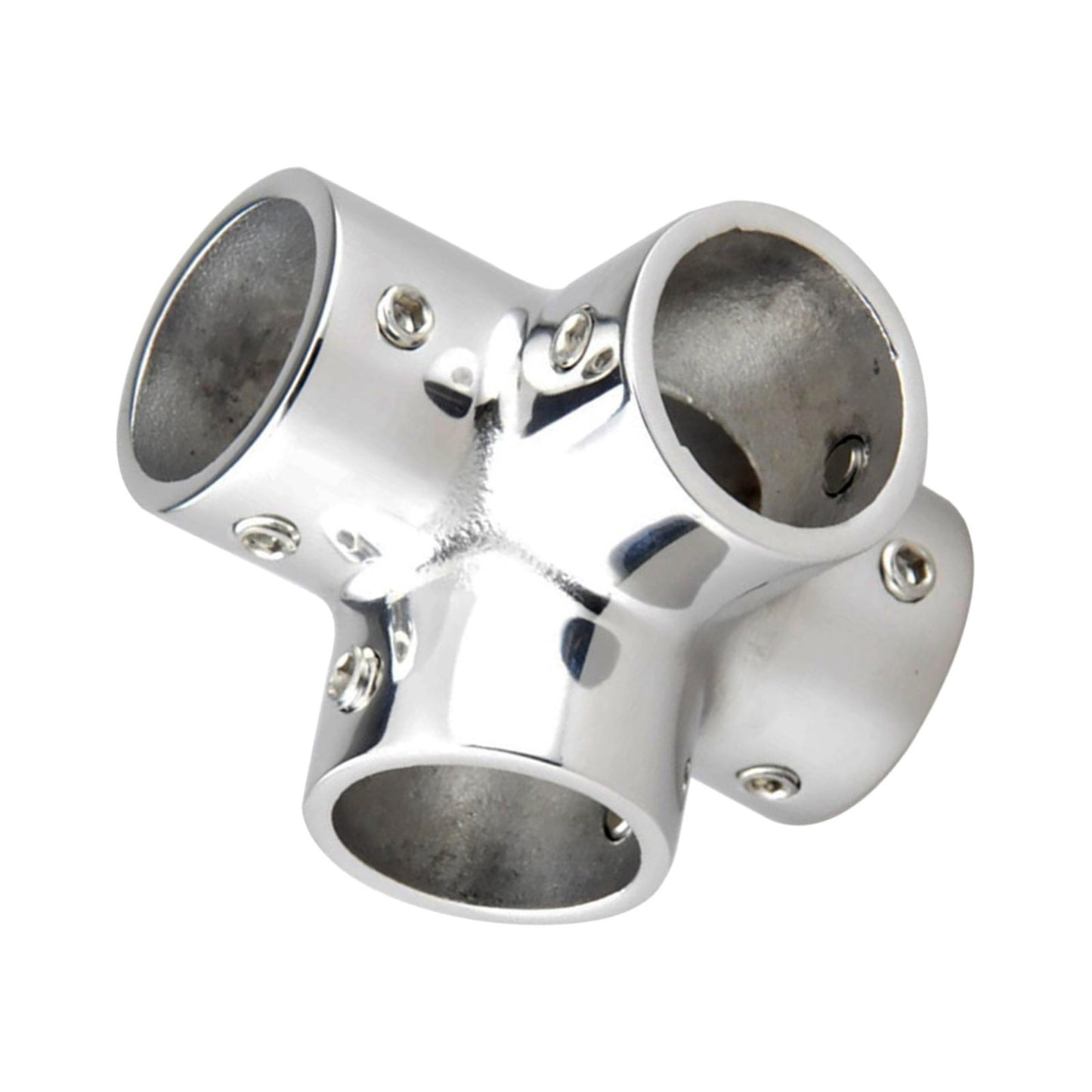 25mm / 1 4 Way Corner Fitting Boat Pipe Connector for Marine Yacht Boats"