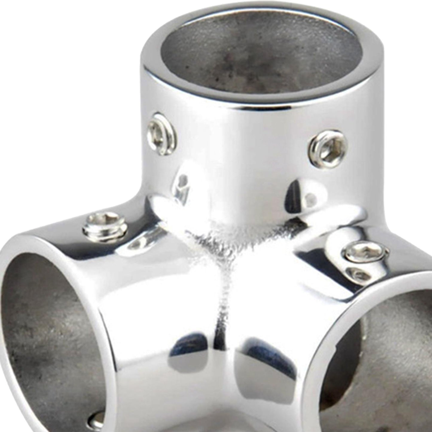 25mm / 1 4 Way Corner Fitting Boat Pipe Connector for Marine Yacht Boats"