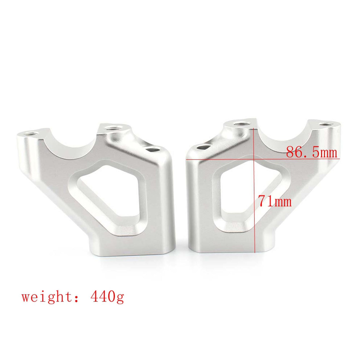 2Pcs Motorcycle Handlebar Risers Bracket Fit for 800 900 GT Pro Low Rally