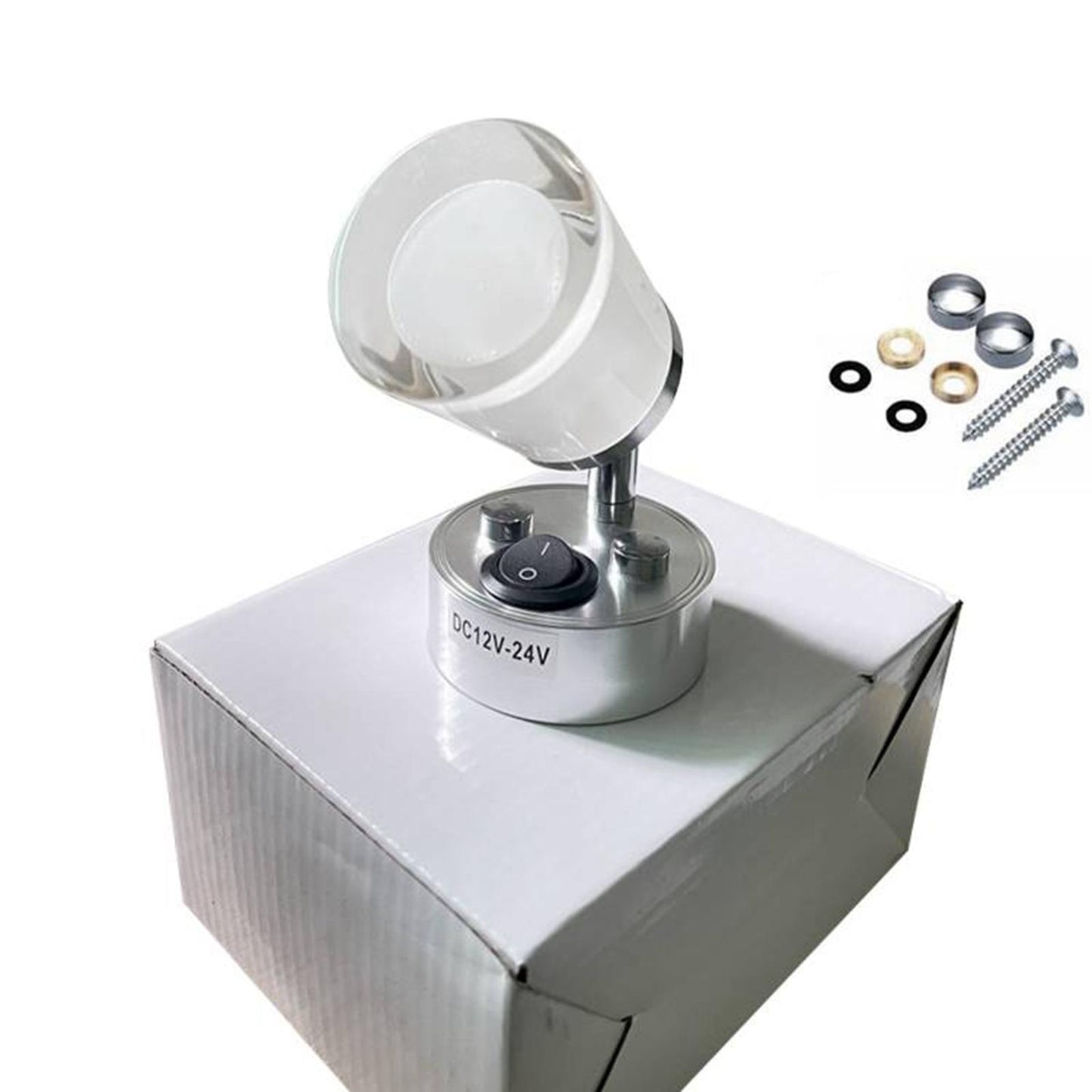 12-24V RV Reading Lamp 3W LED Wall Mounted for Motorhome Boats White Light