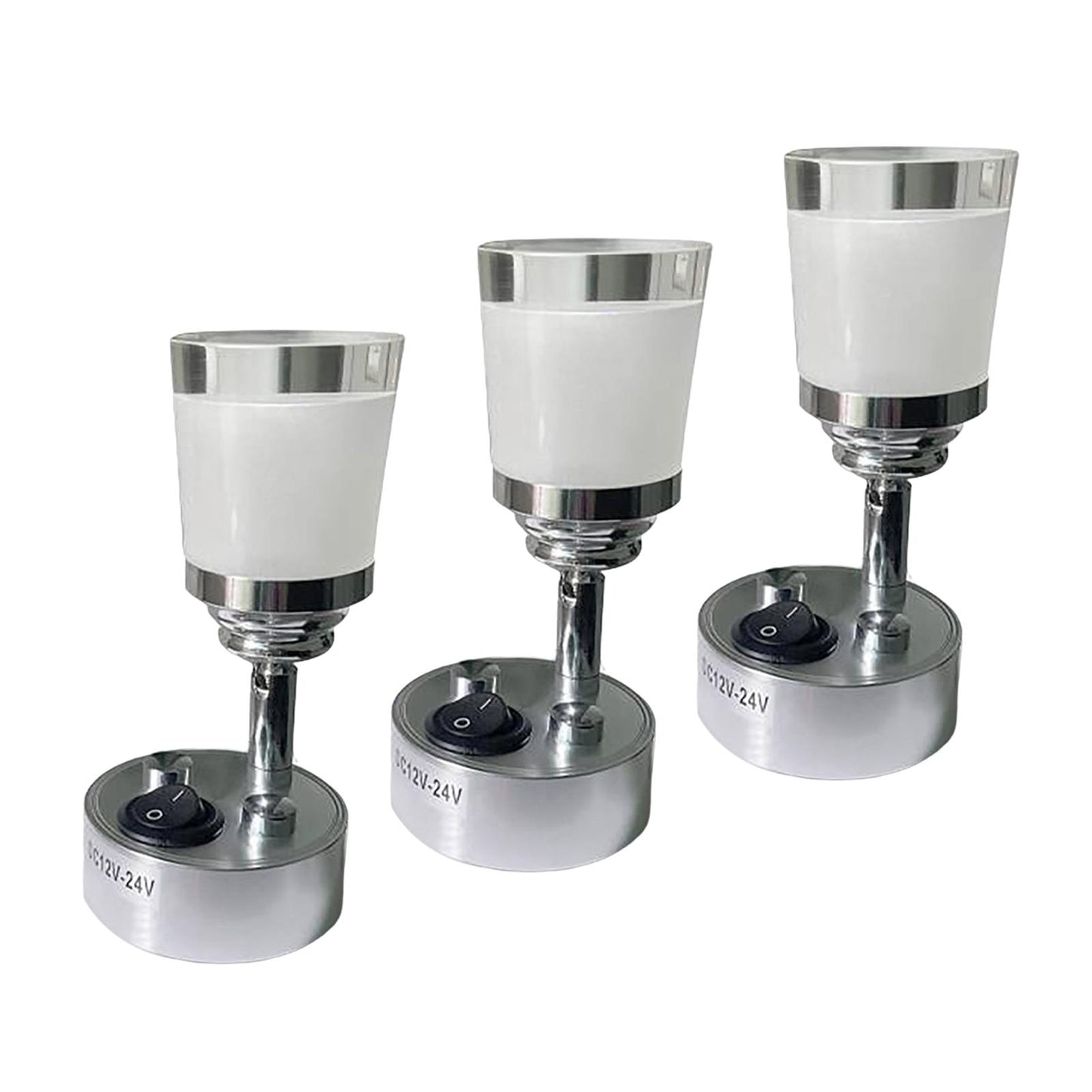 12-24V RV Reading Lamp 3W LED Wall Mounted for Motorhome Boats White Light