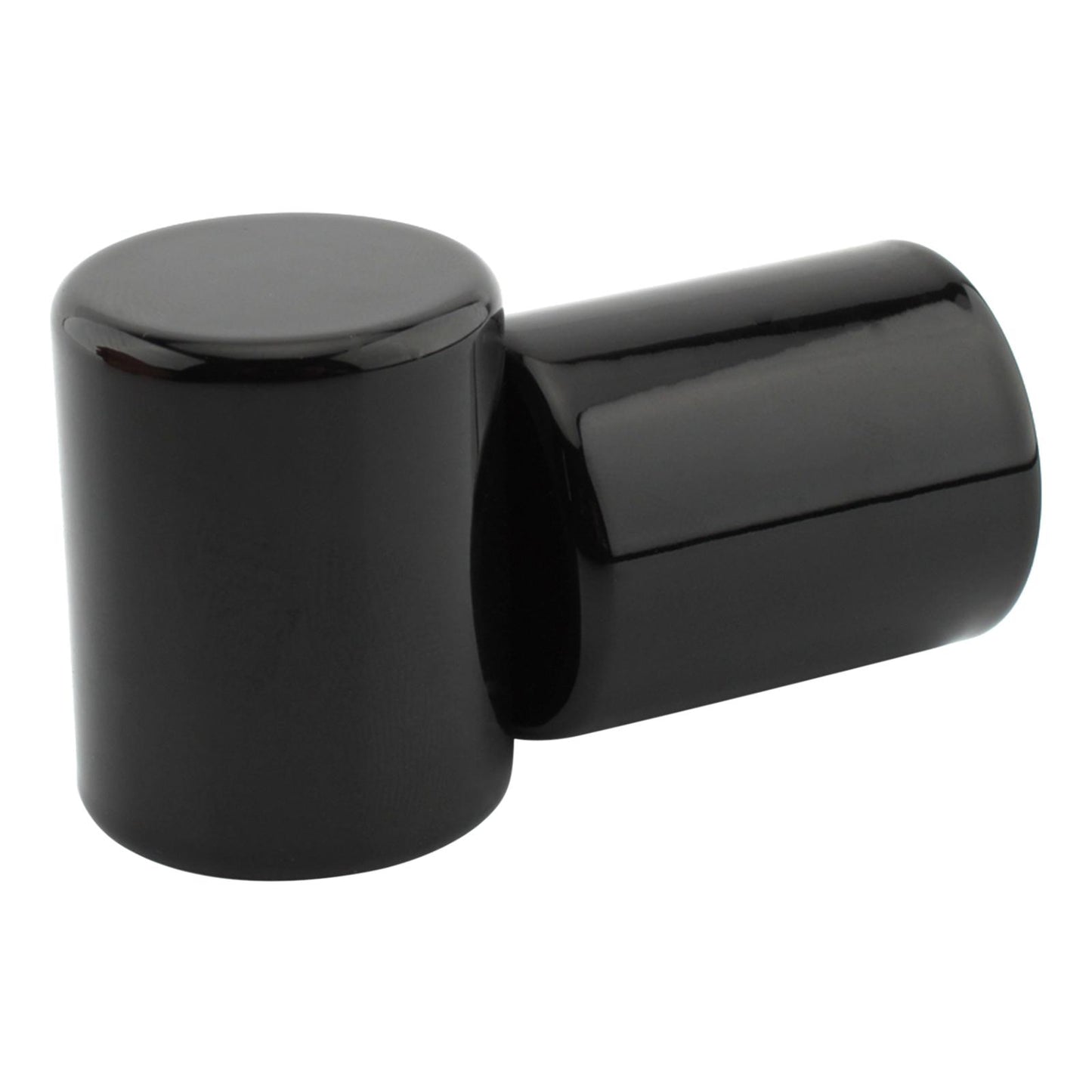 2Pcs Docking Hardware Point Cover Kit for Flht Touring Street Glide Black