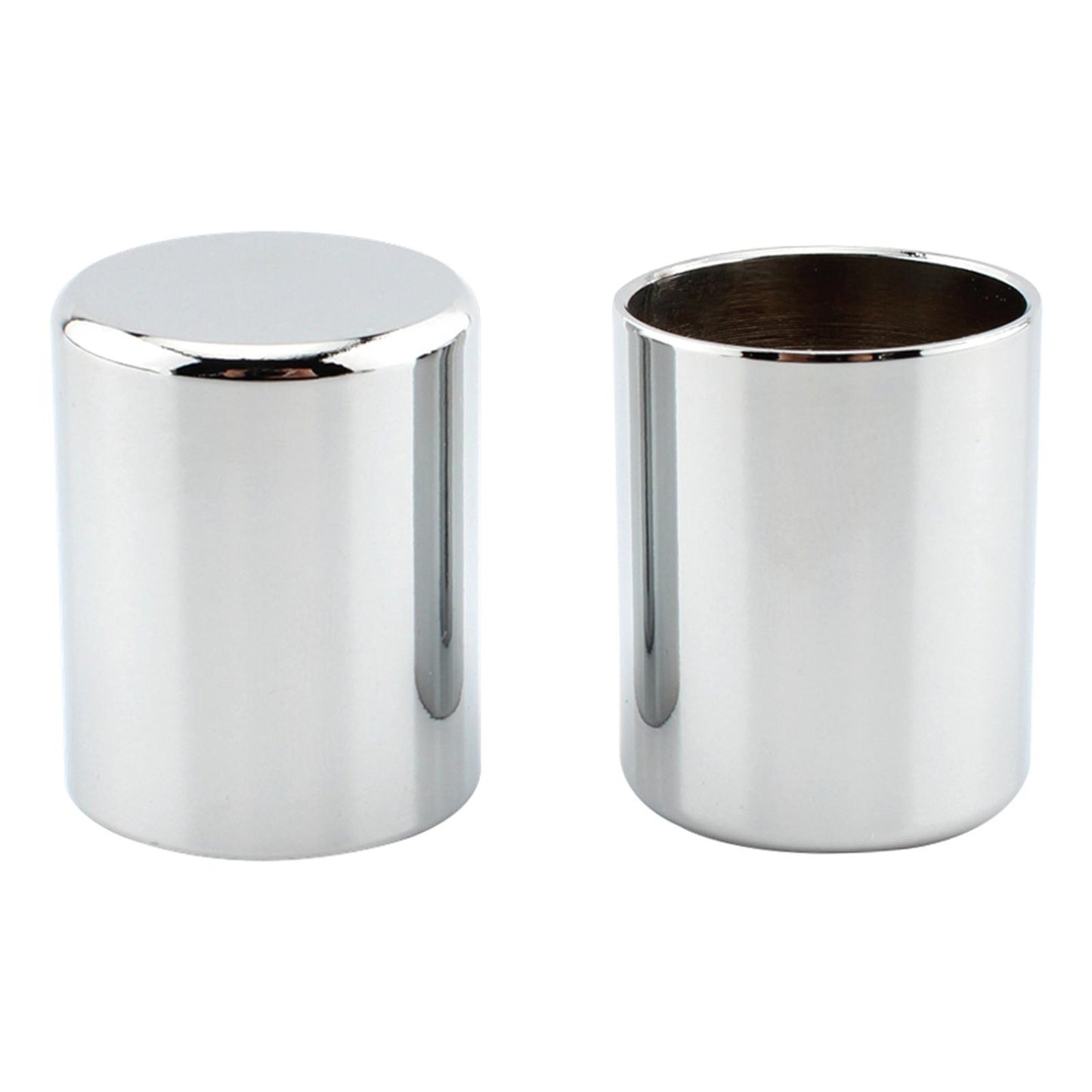 2Pcs Docking Hardware Point Cover Kit for Flht Touring Street Glide Silver