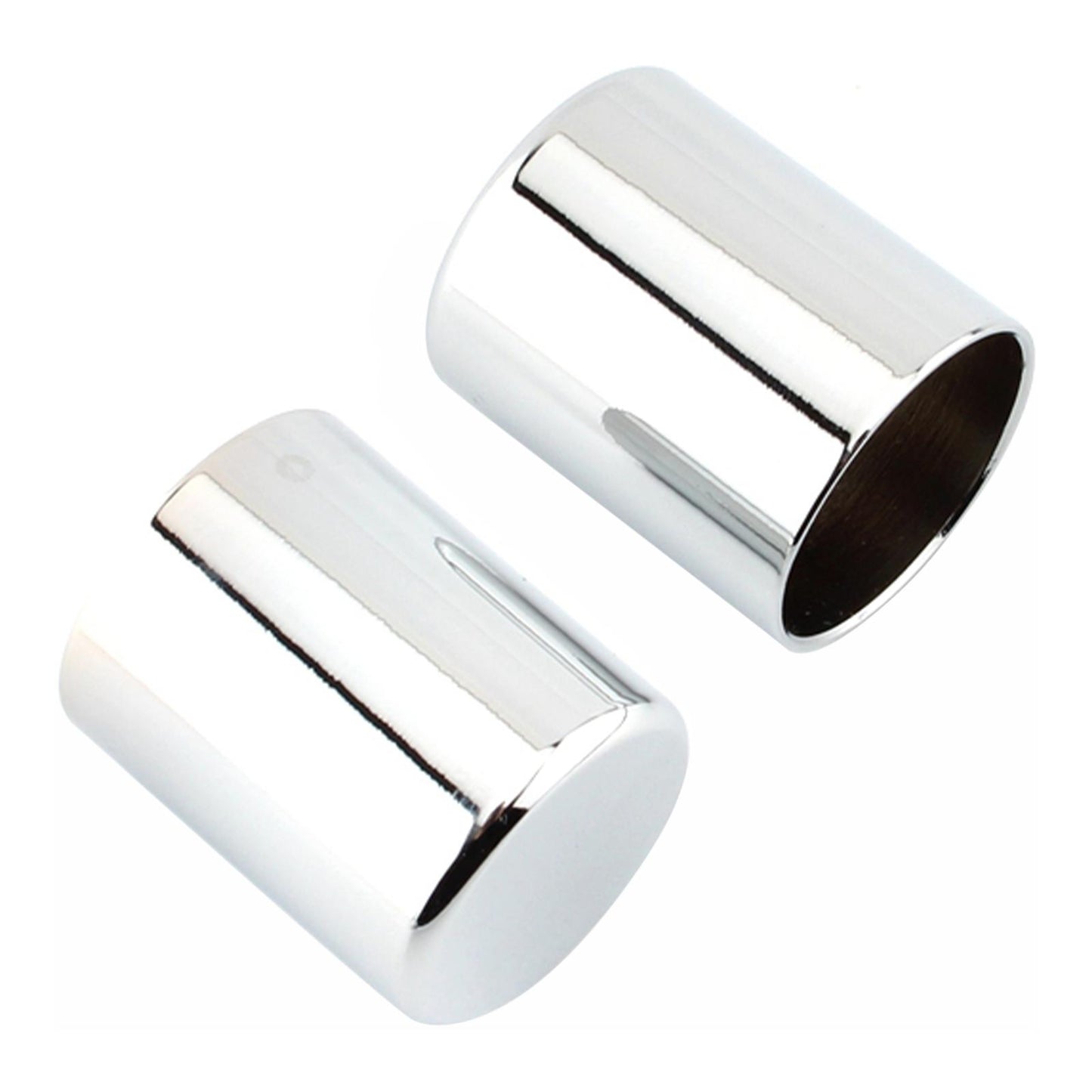 2Pcs Docking Hardware Point Cover Kit for Flht Touring Street Glide Silver