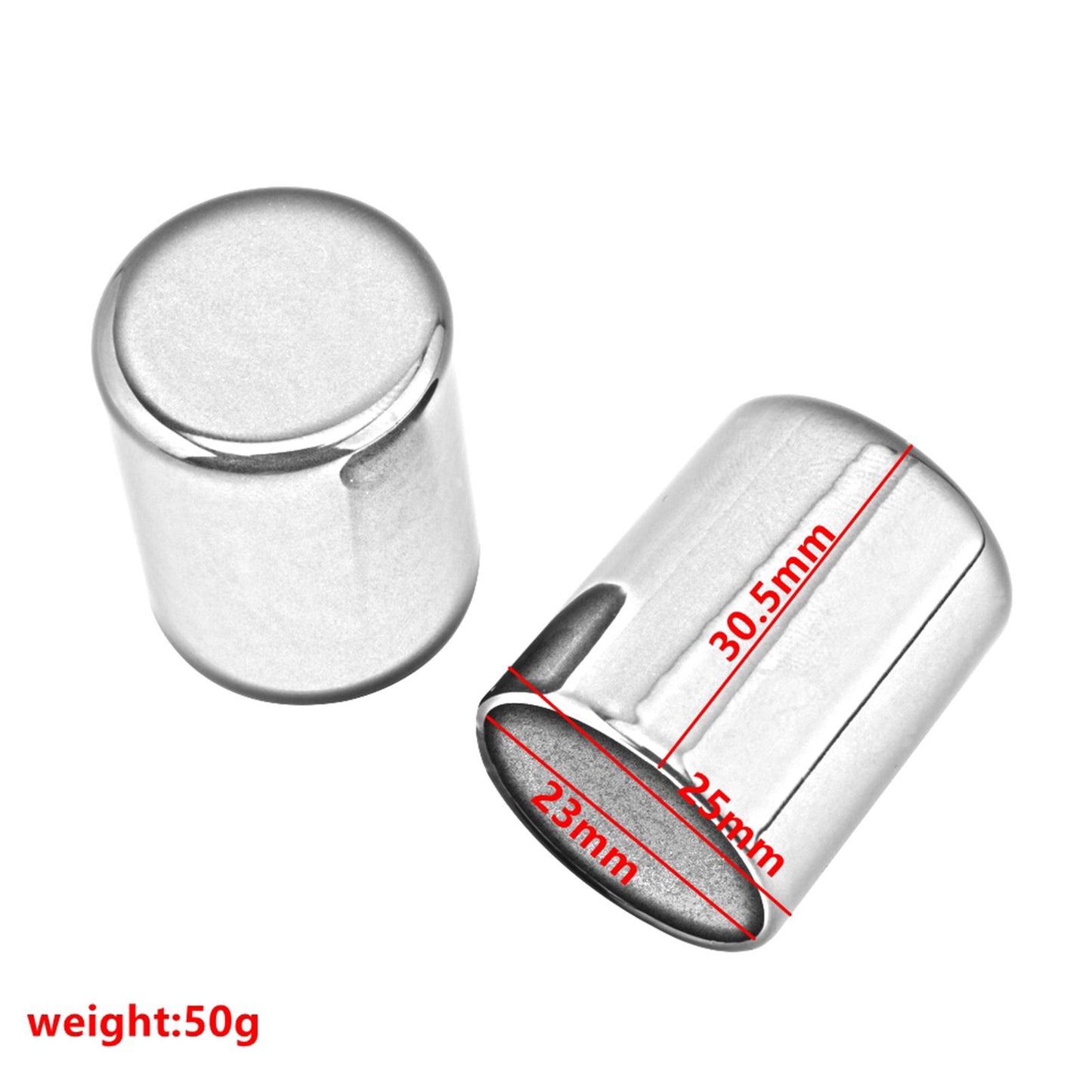 2Pcs Docking Hardware Point Cover Kit for Flht Touring Street Glide Silver