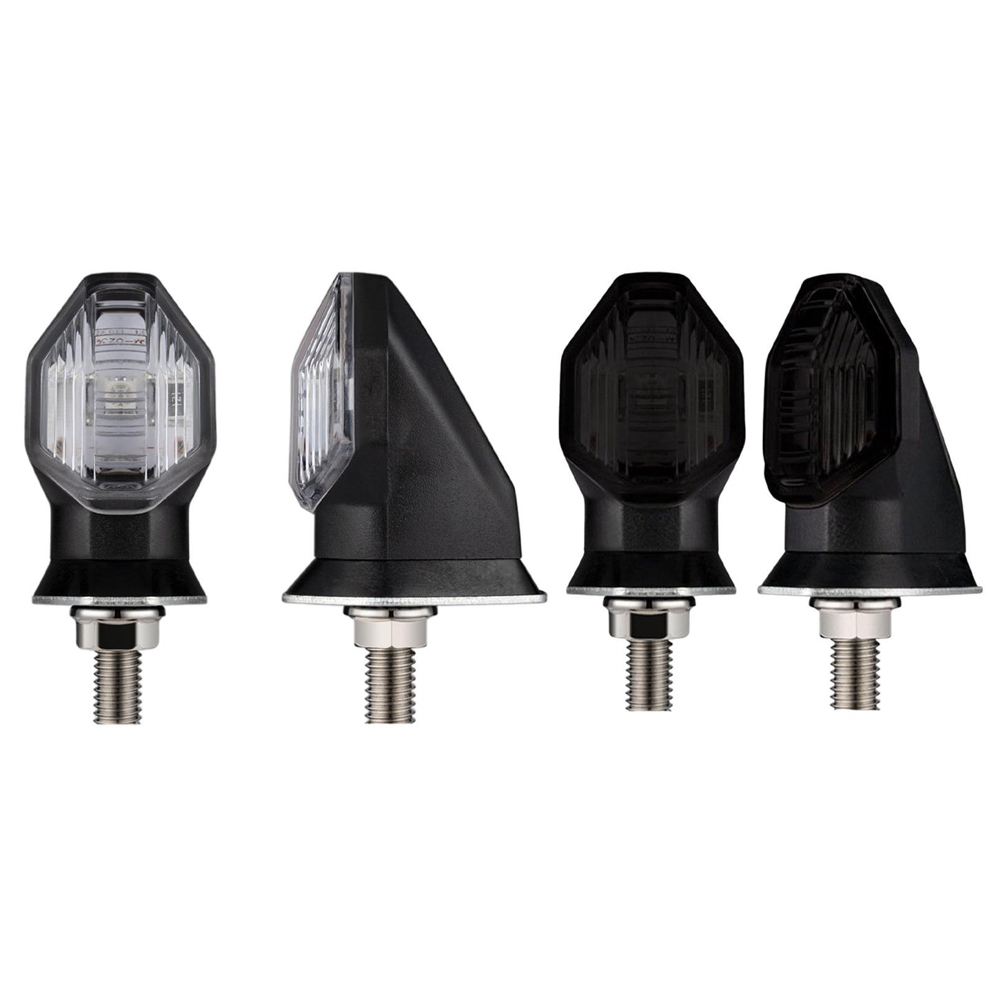 2 Pieces LED Turn Signal Indicator Fits for Honda RS150R Winner Transparent