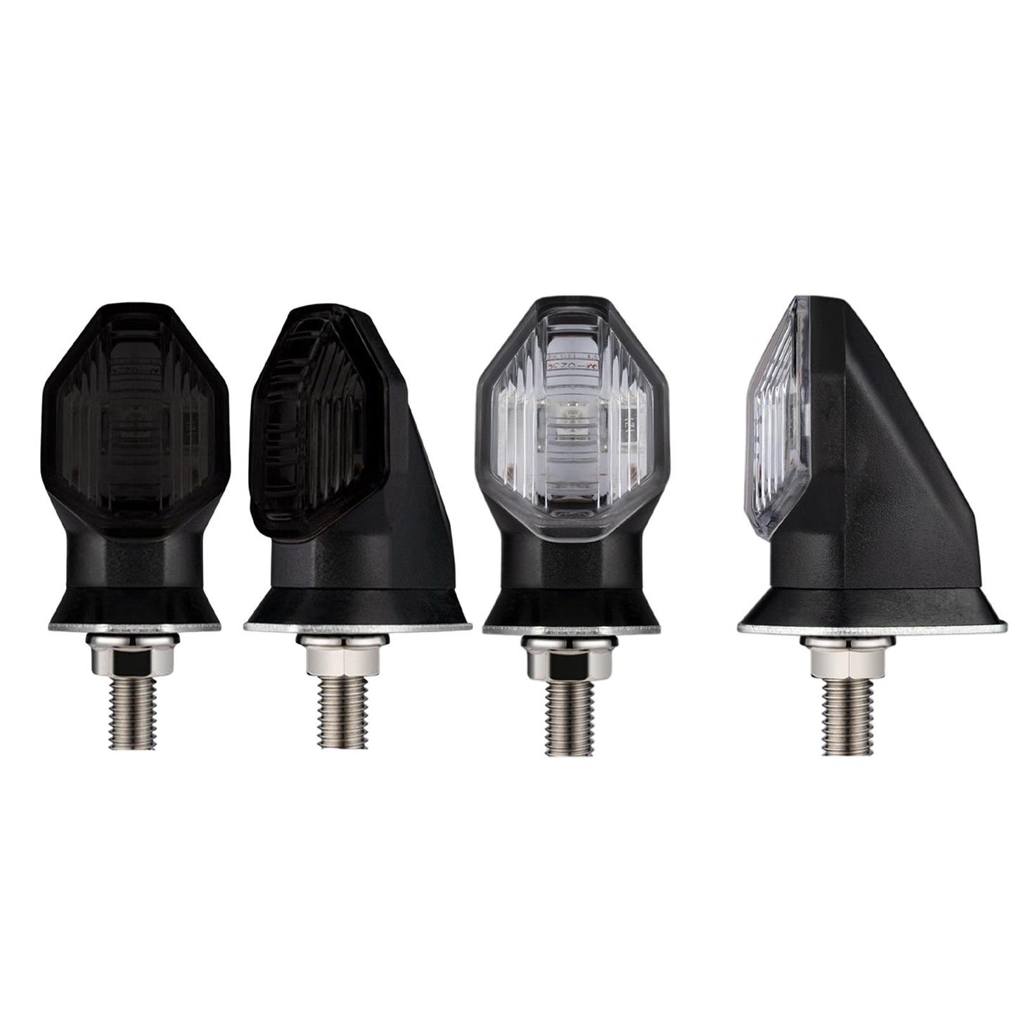 2 Pieces LED Turn Signal Indicator Fits for Honda RS150R Winner Transparent