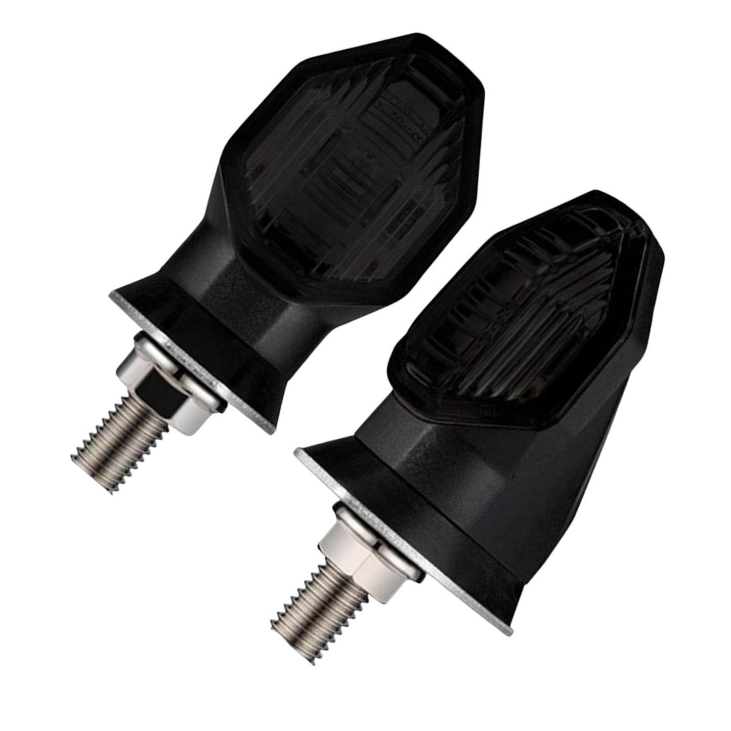 2 Pieces LED Turn Signal Indicator Fits for Honda RS150R Winner Smoke Black