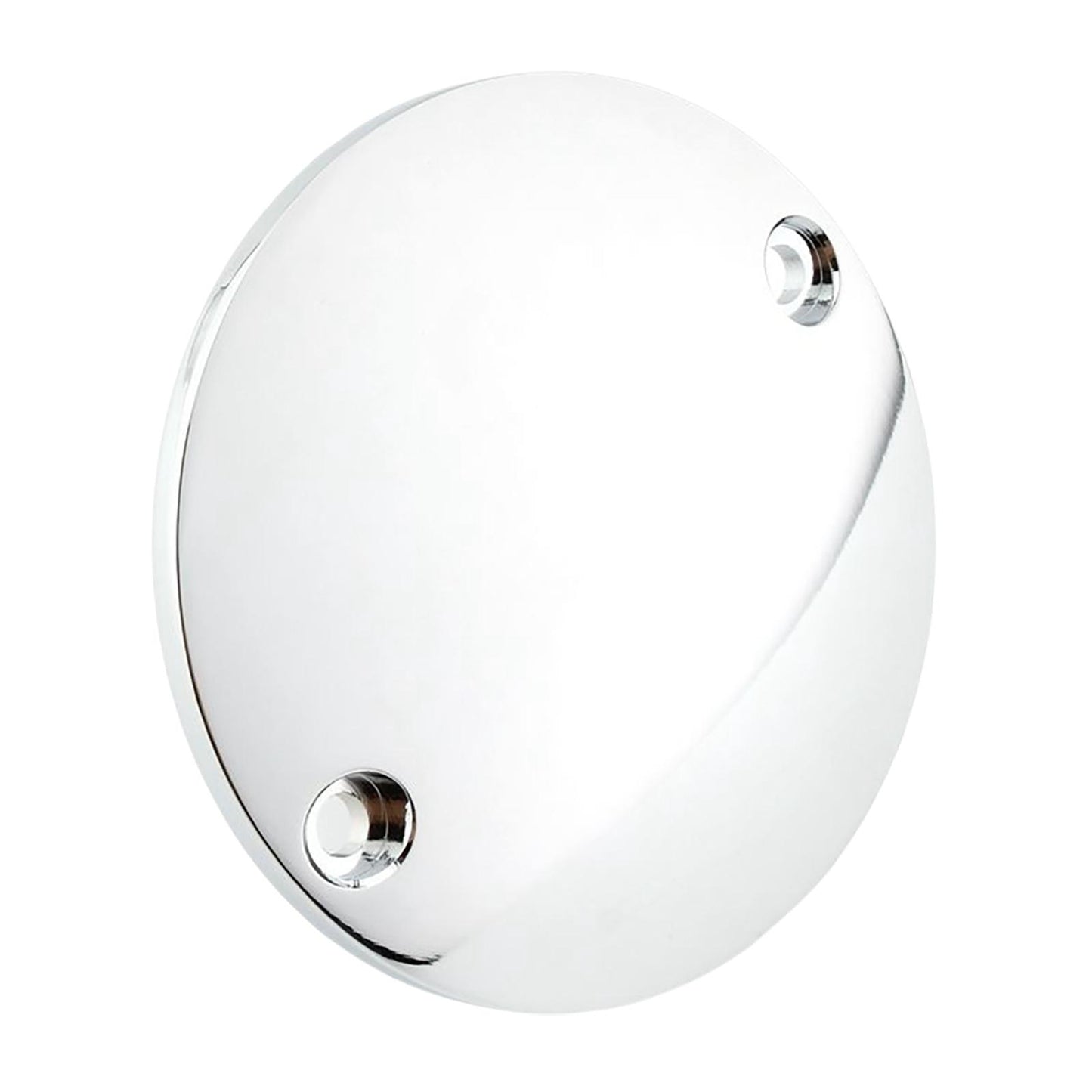 2 Hole Ignition Timer Cover for Harley Fxe 1200 Super Glide 73-80 Silver