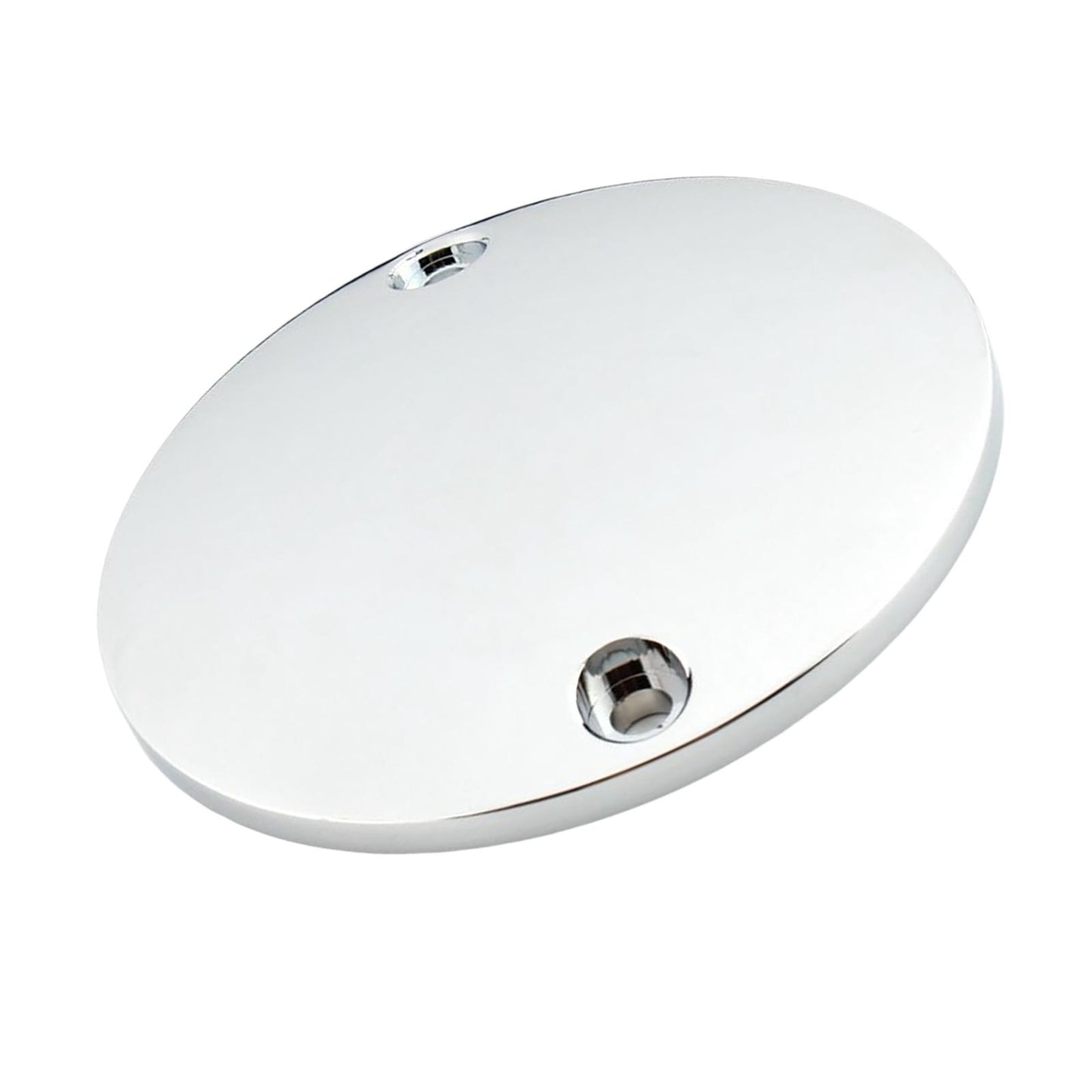 2 Hole Ignition Timer Cover for Harley Fxe 1200 Super Glide 73-80 Silver