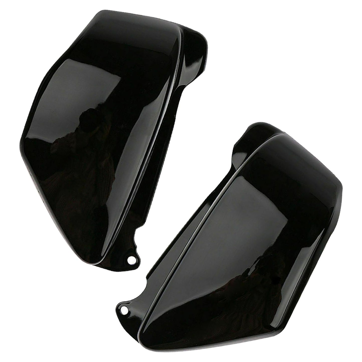 2 Pieces Chrome Battery Side Fairing Cover Guard for Honda Magna Vf750 Black