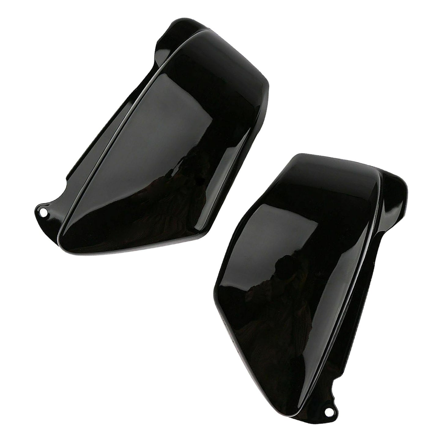 2 Pieces Chrome Battery Side Fairing Cover Guard for Honda Magna Vf750 Black