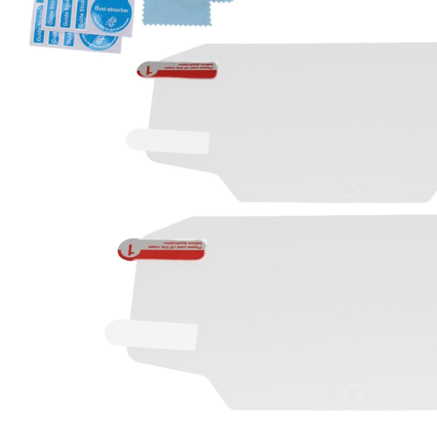 2 Pieces Cluster Scratch Protection Cover Repair Parts for Kawasaki