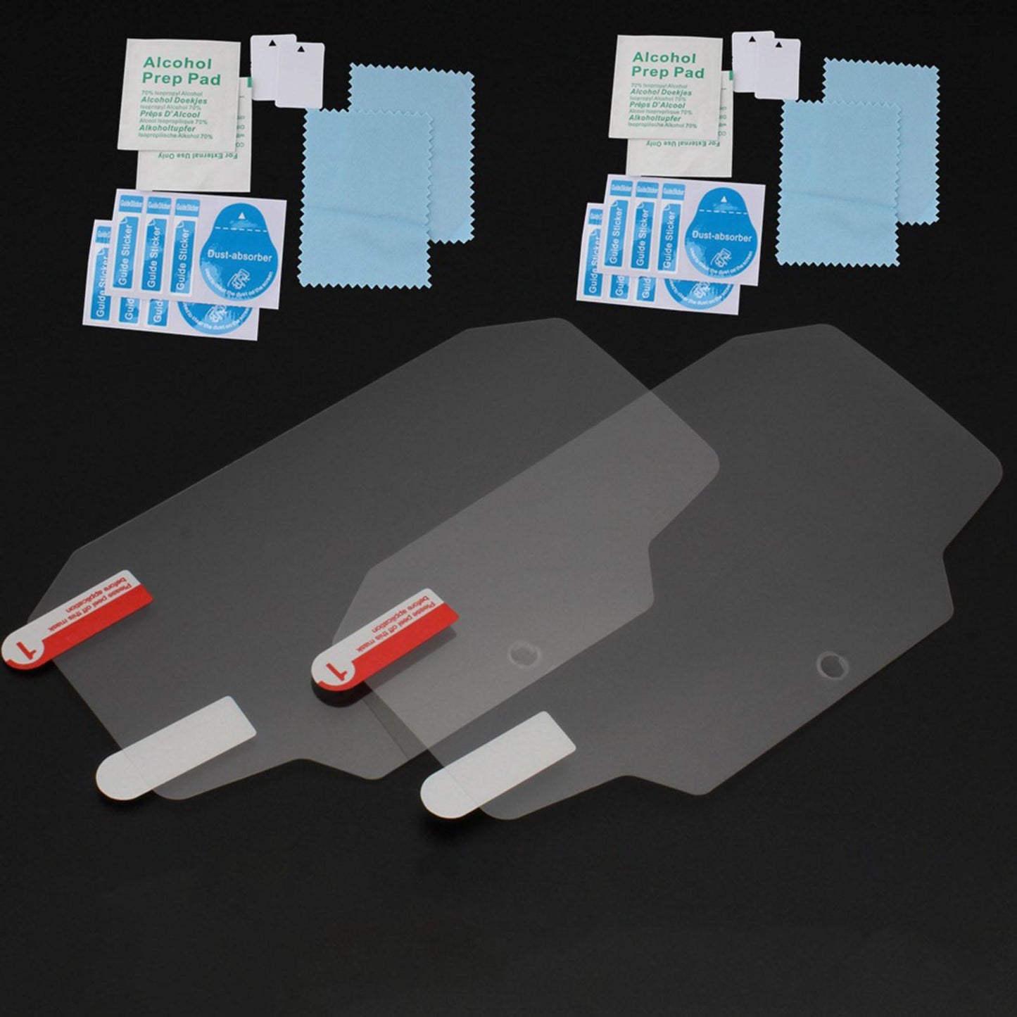 2 Pieces Cluster Scratch Protection Cover Repair Parts for Kawasaki