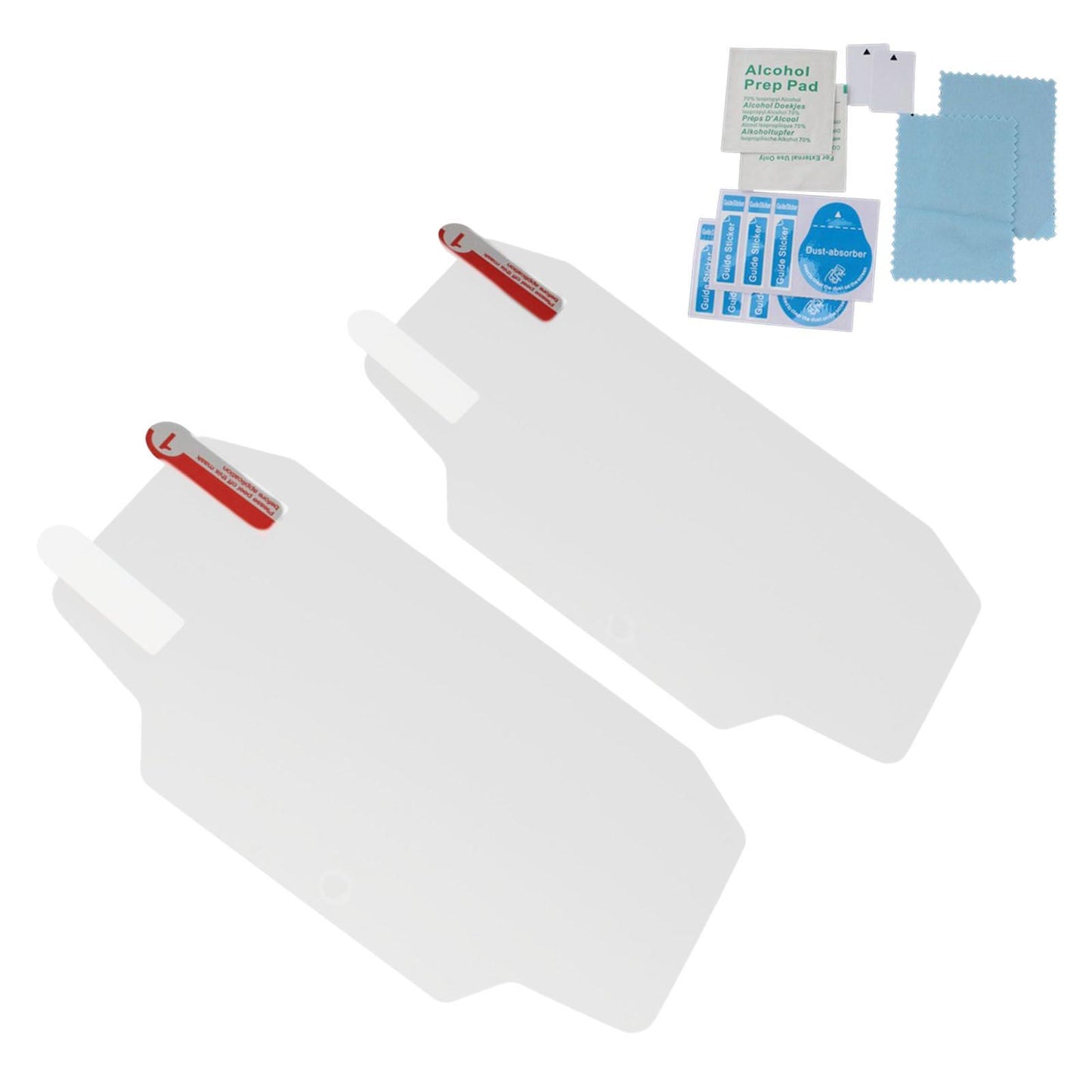 2 Pieces Cluster Scratch Protection Cover Repair Parts for Kawasaki