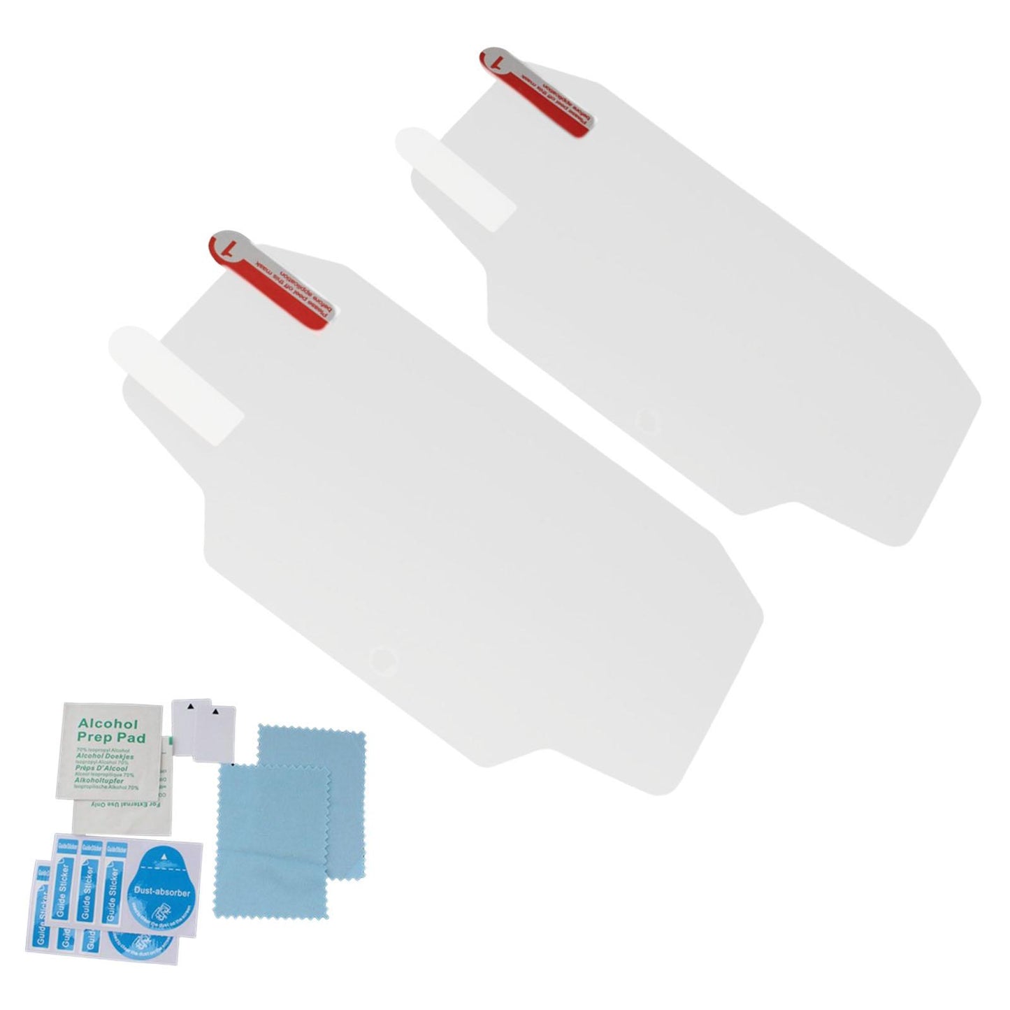 2 Pieces Cluster Scratch Protection Cover Repair Parts for Kawasaki