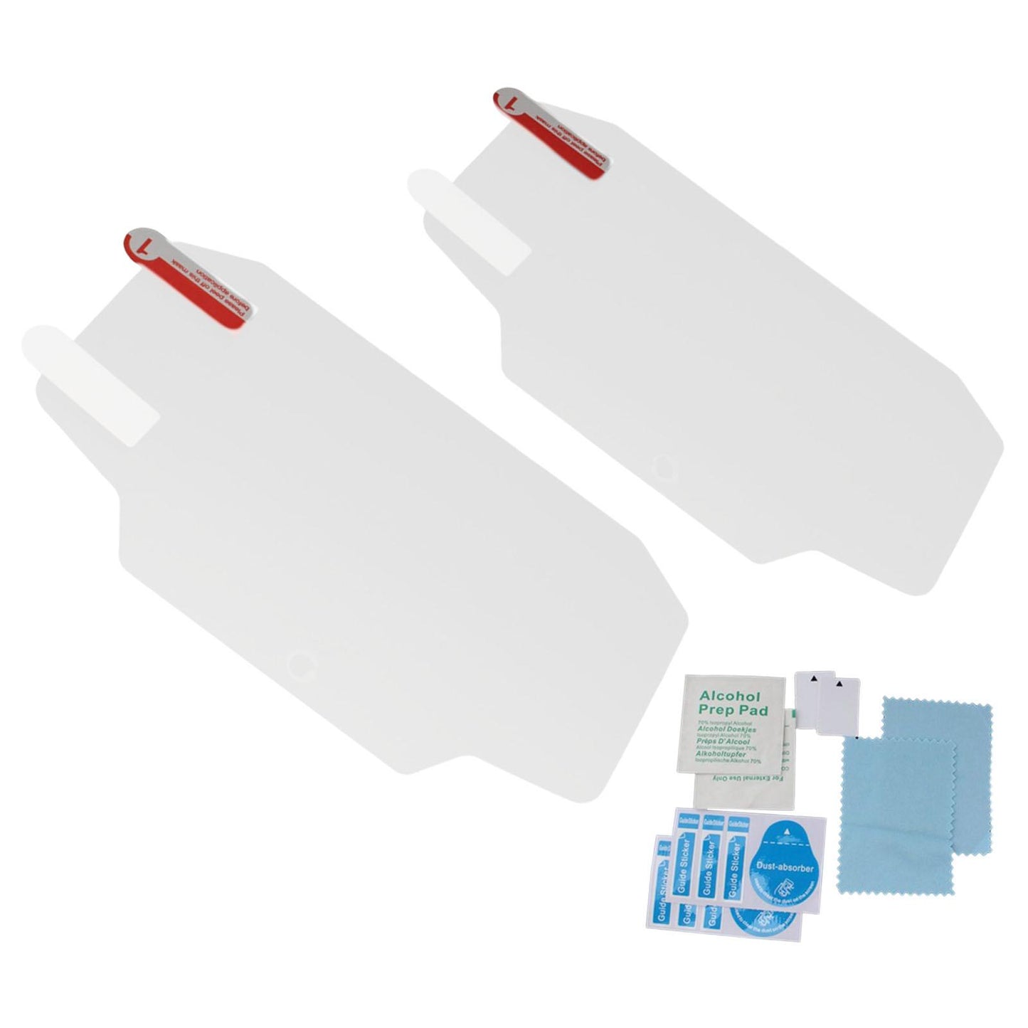 2 Pieces Cluster Scratch Protection Cover Repair Parts for Kawasaki