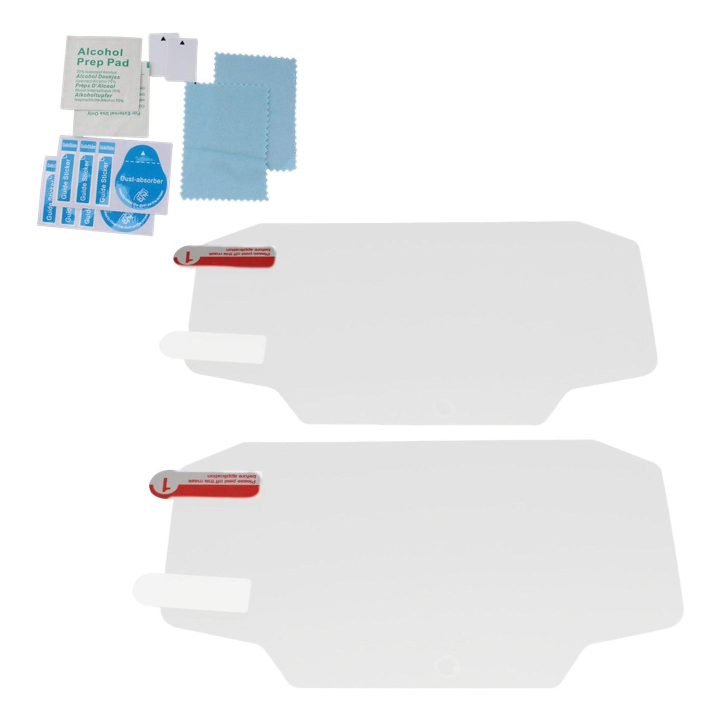 2 Pieces Cluster Scratch Protection Cover Repair Parts for Kawasaki