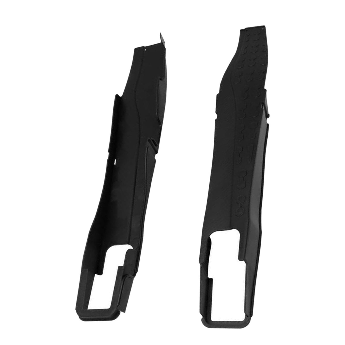 2 Pieces Motorcycle Swing Arm Protector Cover Universal Spare Parts Plastic Black