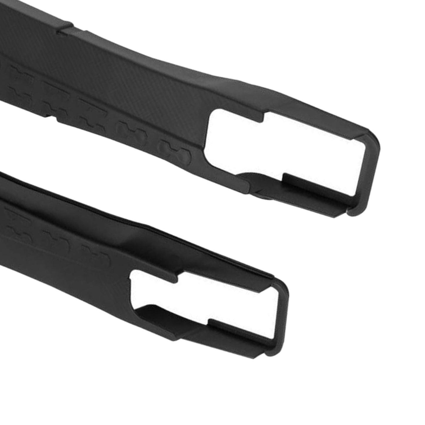 2 Pieces Motorcycle Swing Arm Protector Cover Universal Spare Parts Plastic Black