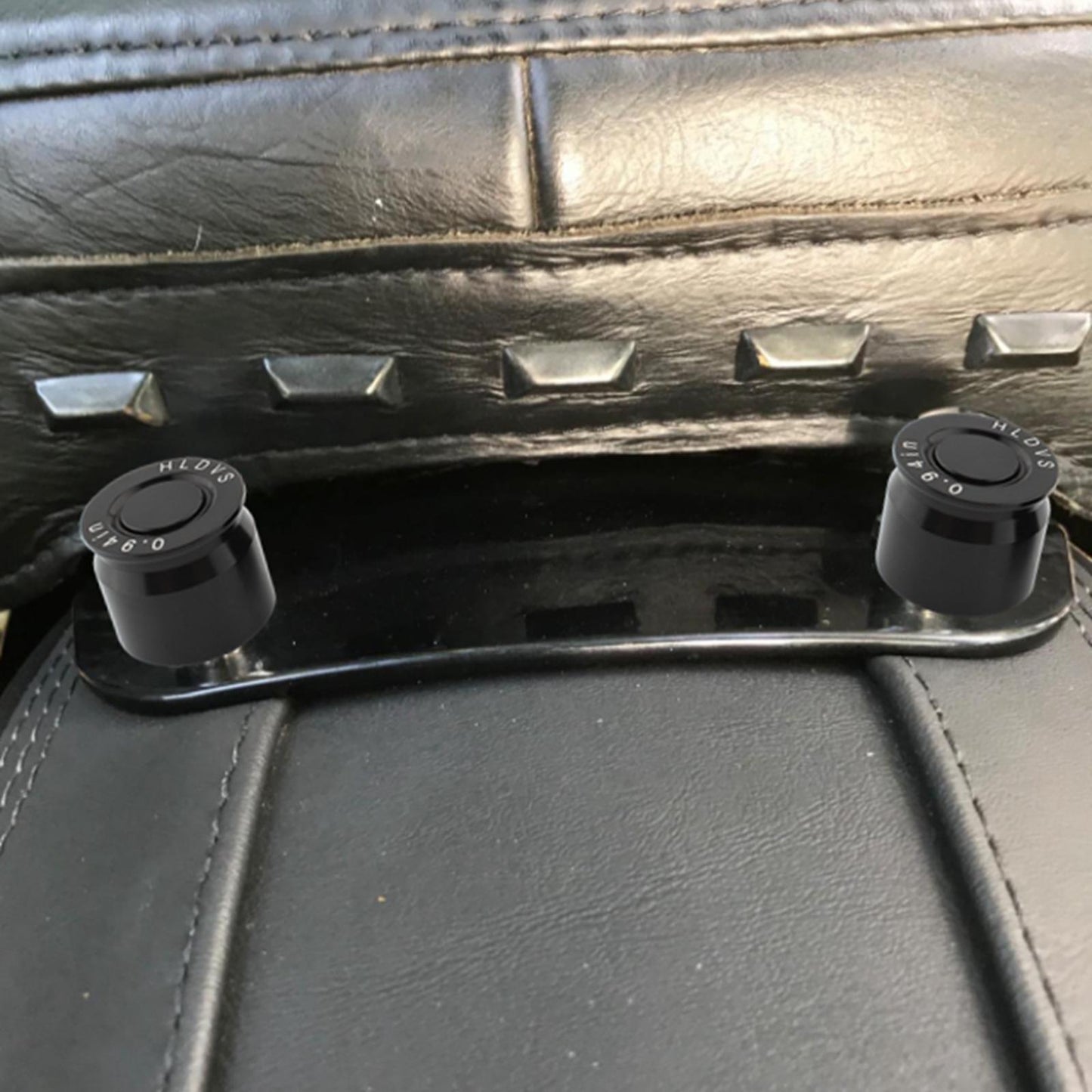 2 Pieces Solo Mounting Nuts Bolts Replacement for Harley Road Glide Black