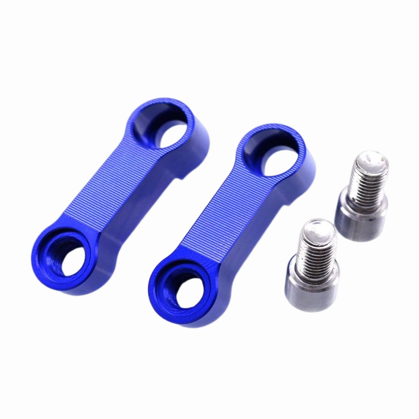 2 Pieces Mirror Mount Riser 10mm Spare Parts Aluminum Alloy Blue