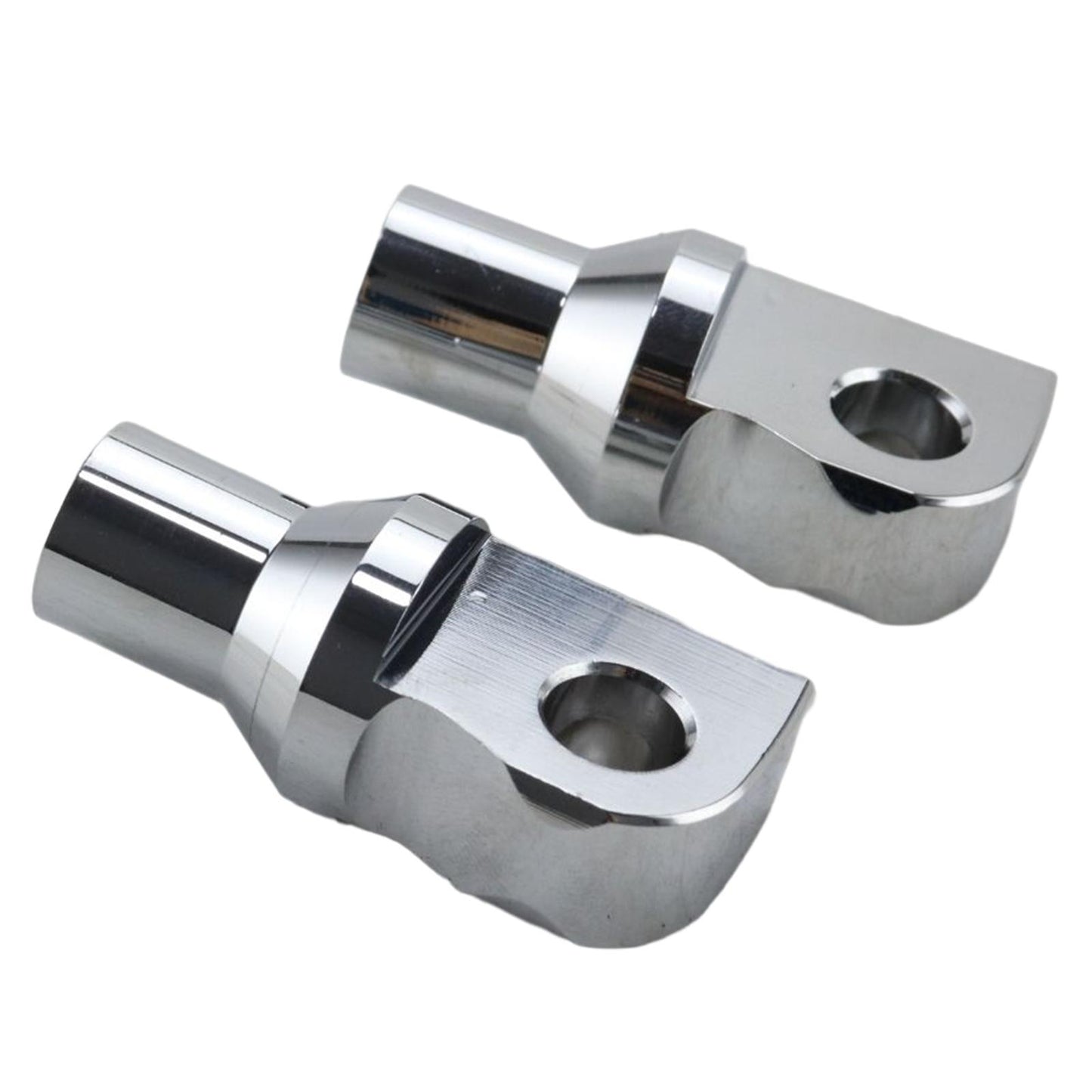 2Pcs Motorcycle Foot Pegs Mounting Bolts Adapter Fits for Silver
