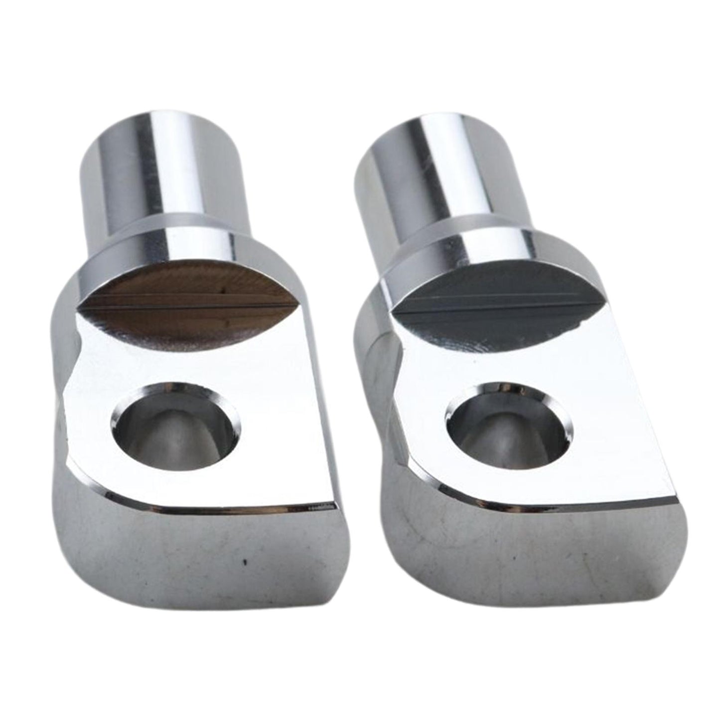 2Pcs Motorcycle Foot Pegs Mounting Bolts Adapter Fits for Silver
