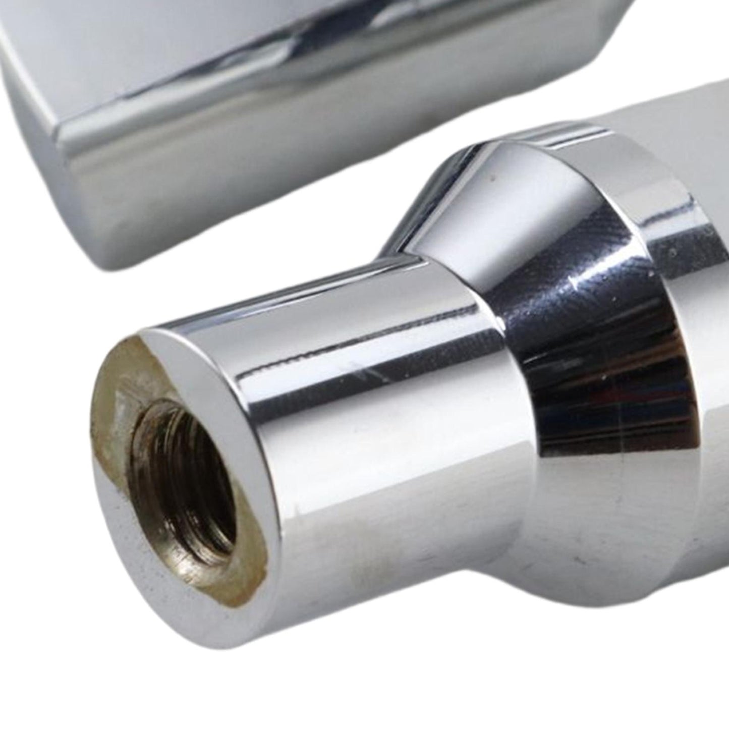 2Pcs Motorcycle Foot Pegs Mounting Bolts Adapter Fits for Silver