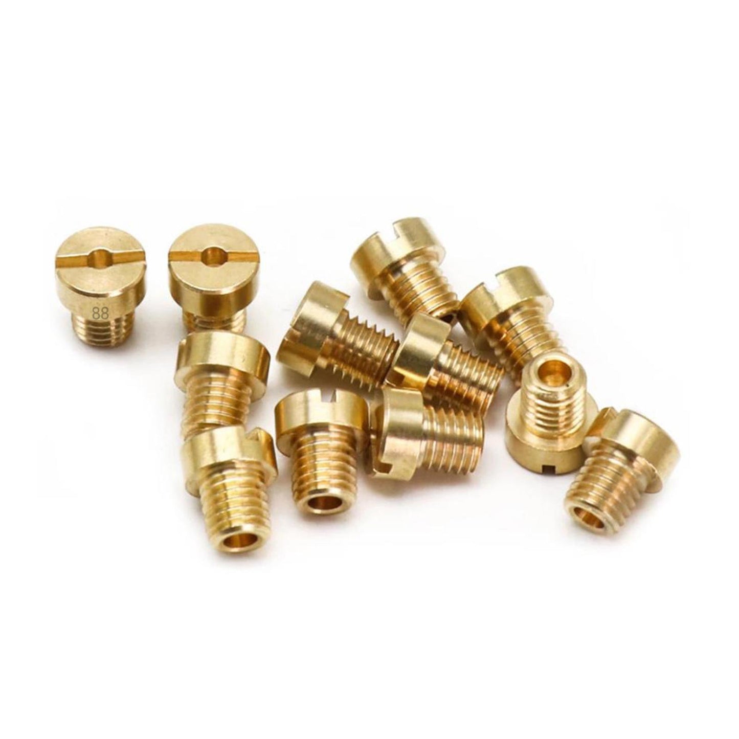 25 Pieces Carburetor Main Jet for Scooter ATV Replaces Accessories Durable