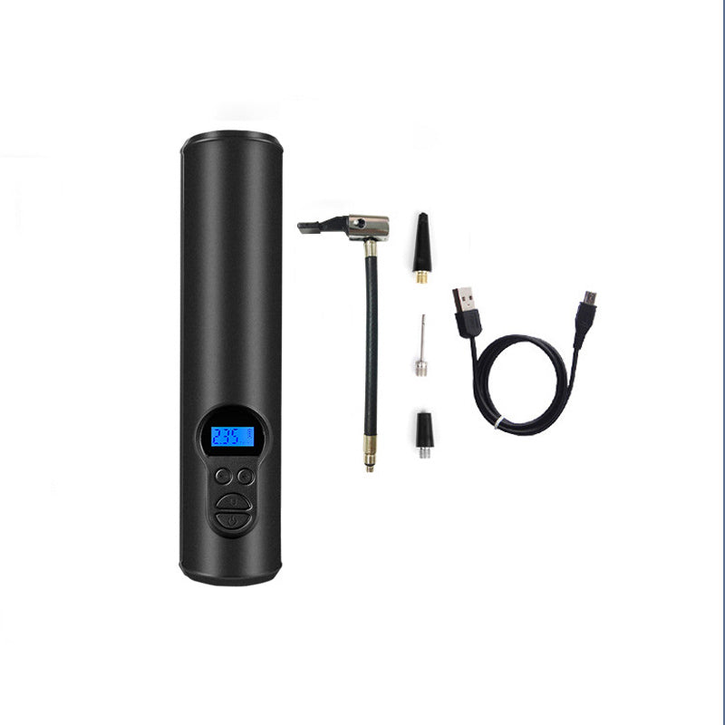 P001 Car Air Pump Handheld Wireless Tire Pressure Digital Display Mini Portable Vehicle Tyre Inflator with LED Light