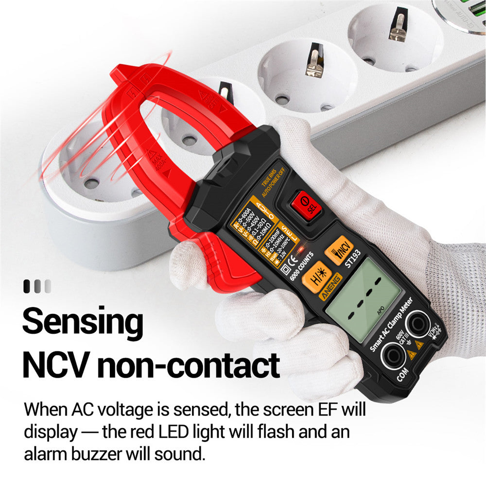 Aneng ST193 6000 Current AUTO Smart Digital Meter DC AC Ammeter Voltage Multimeter Resistance Electrician Tool
