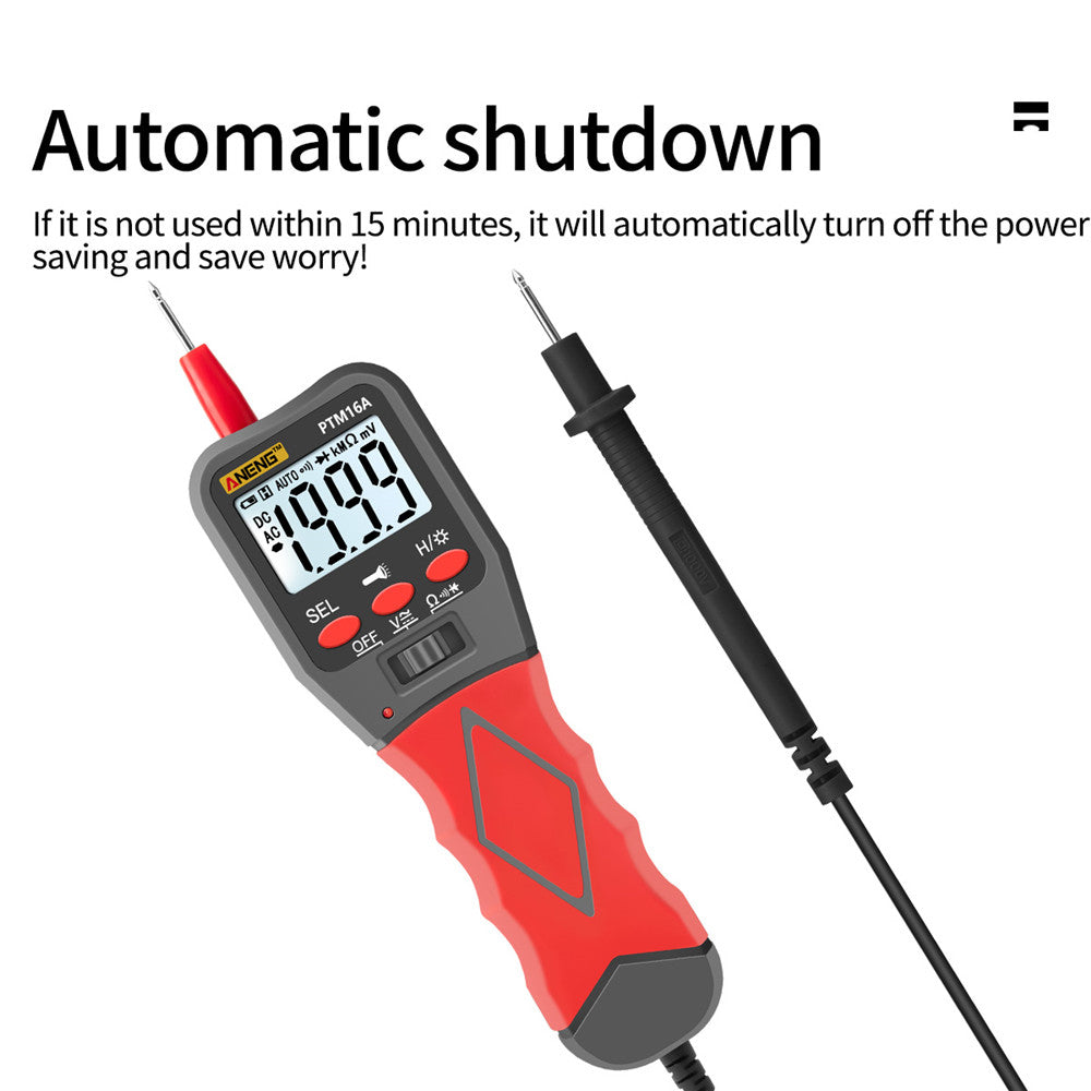 Aneng PTM16A Professional Digital Meter Multimeter AC Current and AC/DC Voltage Tester