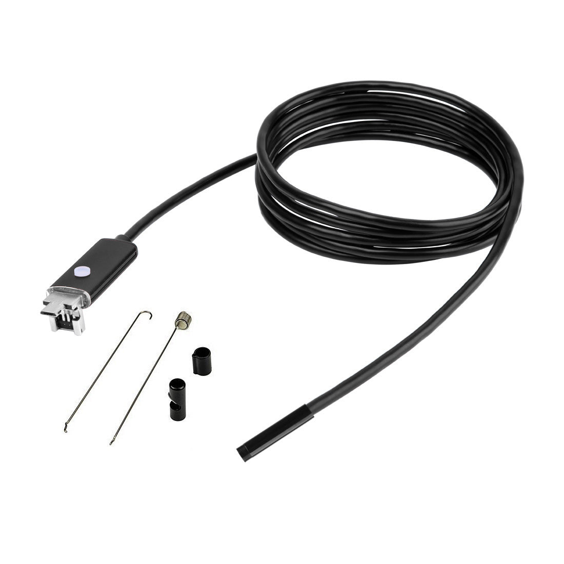 2m Flexible Wire 6-LED Industrial Endoscope 5.5mm Lens Android Phone Computer Borescope Waterproof USB / Micro USB Inspection Snake Camera