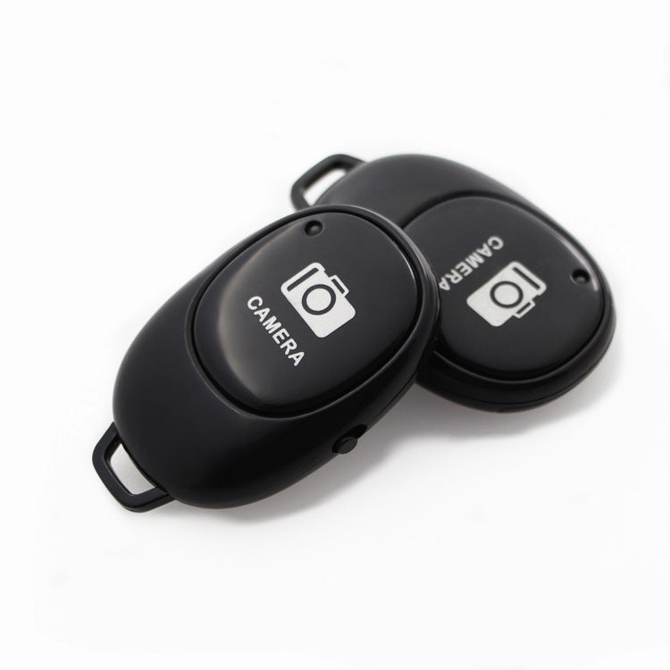 Bluetooth Wireless Remote Shutter Camera Phone Shutter Self-timer Remote Control for IOS Android - Black