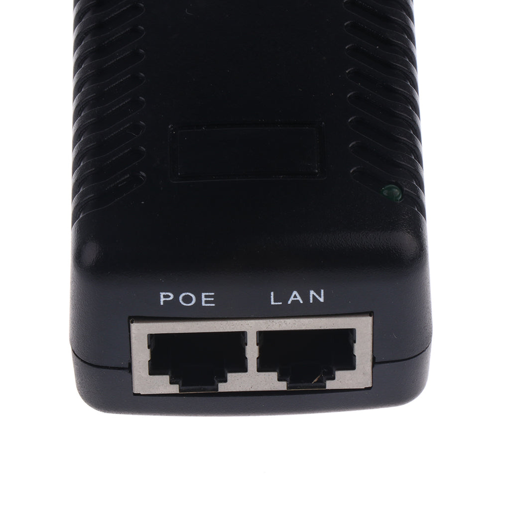 24V 1A PoE Injector Power Over Ethernet Adapter for 802.3 af IP Camera US