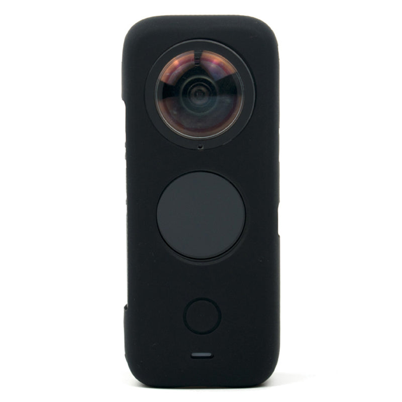 Protective Cover for Insta360 ONE X2 Sports Camera Scratch Resistant Soft Silicone Case - Black