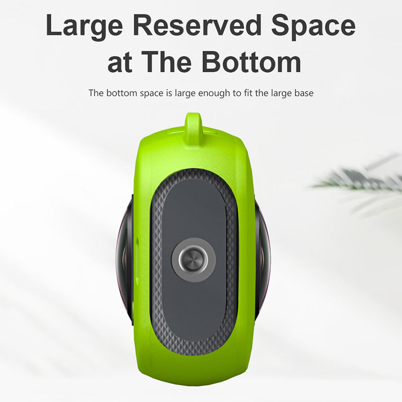 Uniqkart for Insta360 X3 Protective Cover, Panoramic Camera Scratch Resistant Soft Silicone Case - Green