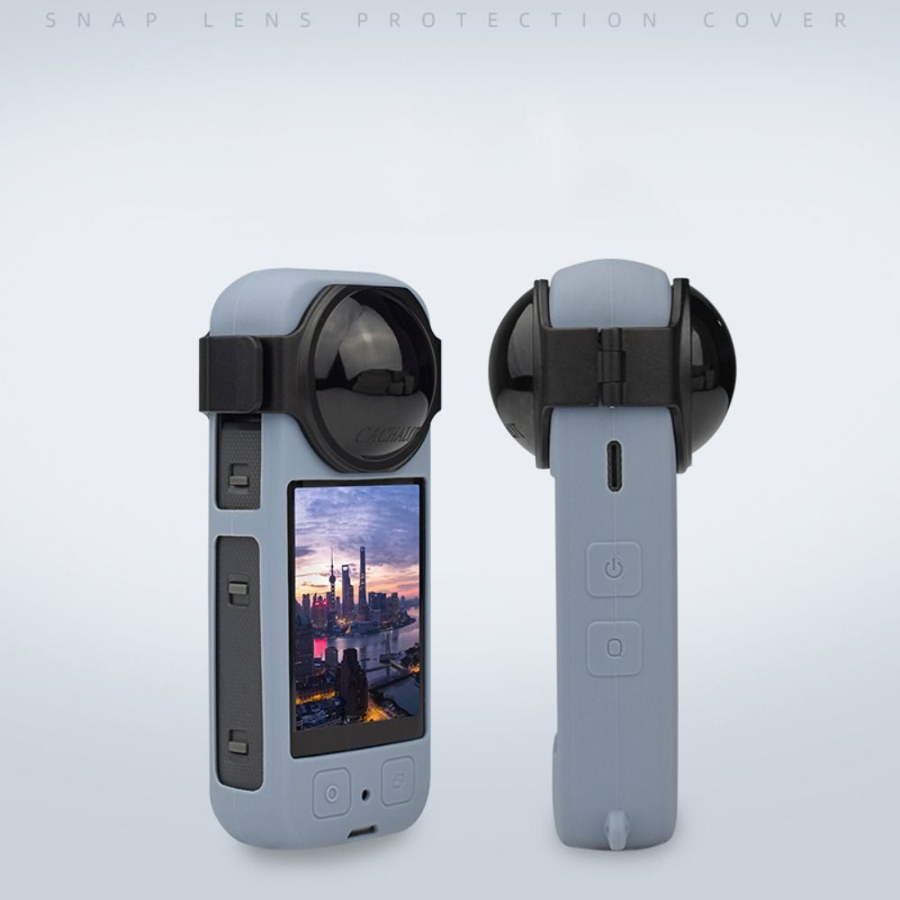 Lens Protector for Insta360 X3 Buckle Lock Lens Guard Camera Lens Scratch Resistant Protective Cover