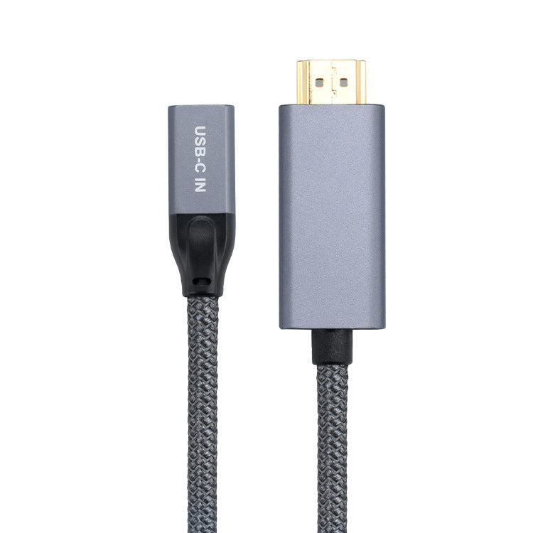 USB 3.1 Type-C Female to HDMI Male Adapter Cable HD 4K/60Hz Converter 0.2m