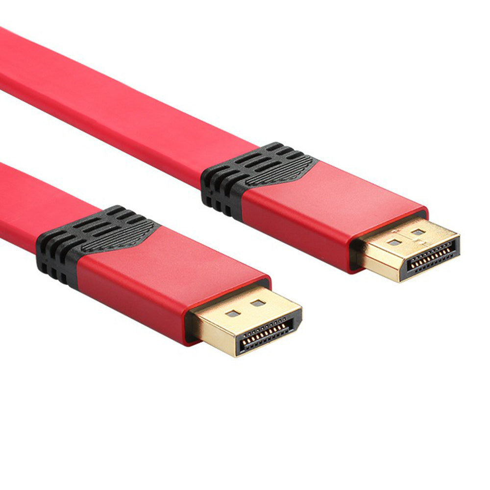 2m 4K/60Hz 2K/144Hz Computer Display DP 1.2 Displayport Male to Male Flat Cable