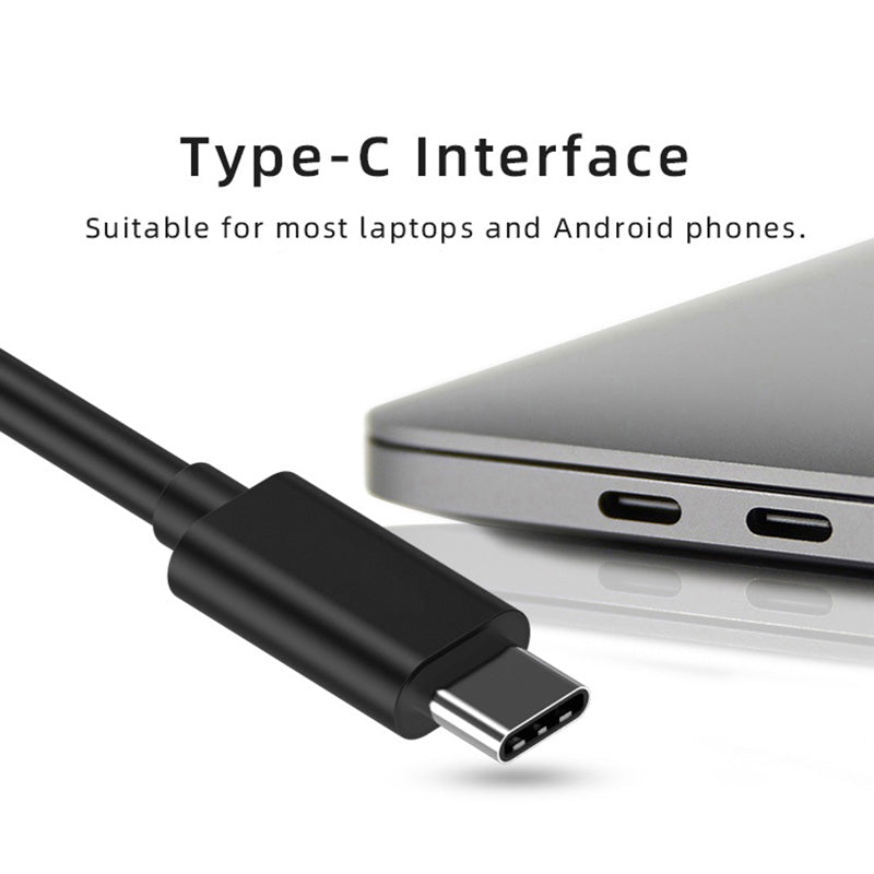 1718C Clear Design 5-in-1 USB C Hub to 4*USB 3.0 Ports and 1*2.1A Fast Charging Port Adapter Fast Charging USB C Hub for Laptops Computers Phones
