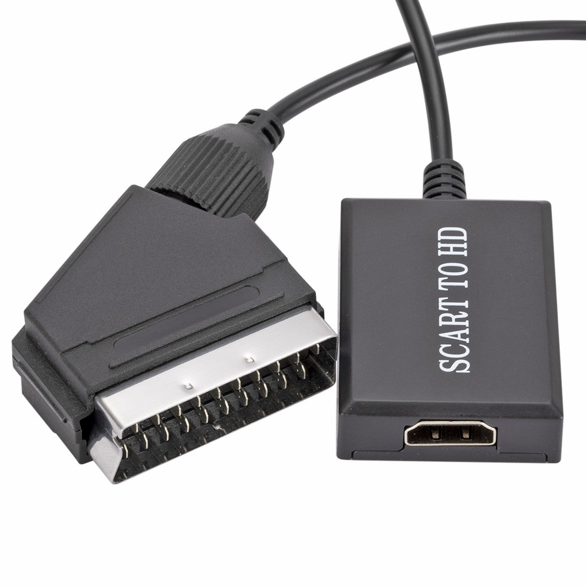 0332 HD SCART to HDMI Converter Data Sync Cable Adapter Support PAL/NTSC3.58/NTSC4.43/SECAM