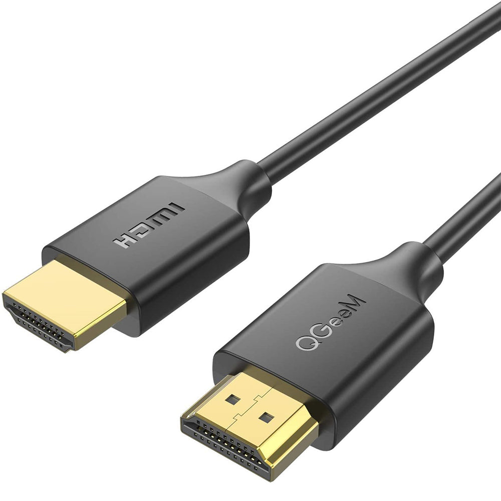QGEEM QG-AV16-3 3m Mini Resolution HD Video to HD Video 4K Resolution 2.0 Cable 18Gbps Ethernet Resolution HD Video Cord 30AWG Supports 4K 60Hz HDR for HDTV Blu-ray Projector