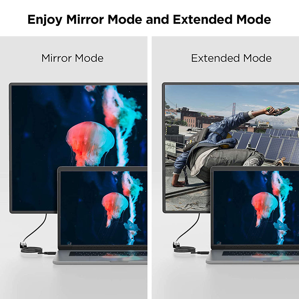 QGEEM QG-HD19-1 1m Resolution HD Video Extension Cable 4K Resolution HD Video Extender Male to Female Cord Compatible for PS4 Roku Fire TV Stick Blu-ray Video