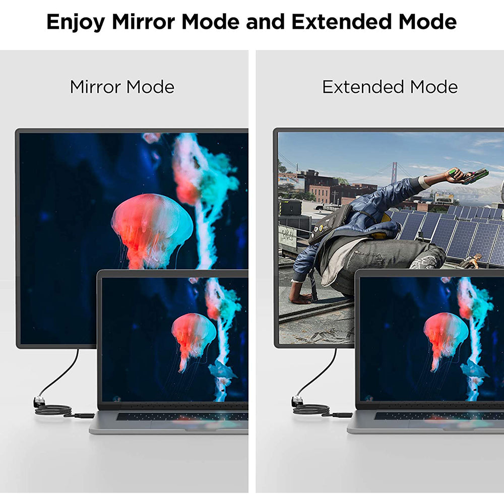 QGEEM QG-HD19-18 1.8m Male to Female Resolution HD Video Extension Cable 4K Extender Cord Adapter Connector (HDCP 2.2) for TV Box Projector Laptop Computer