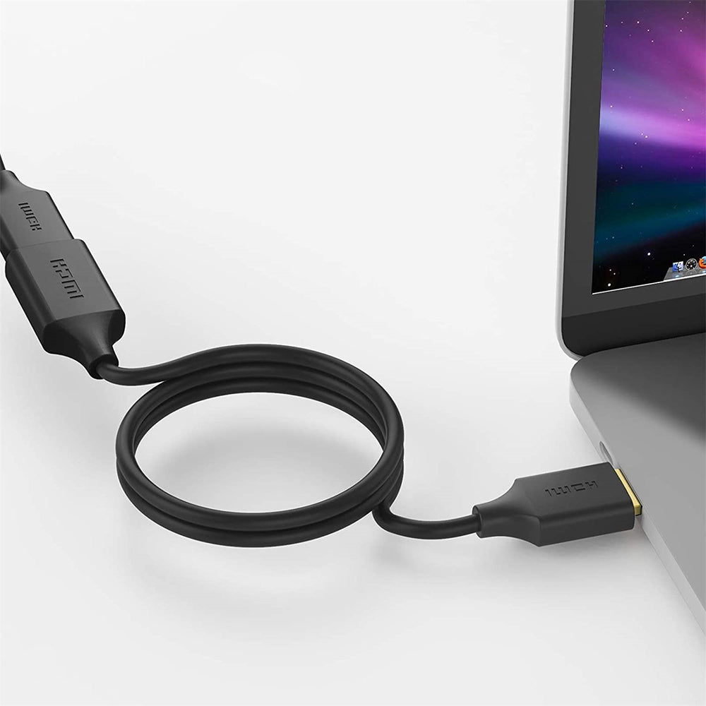 QGEEM QG-HD19-18 1.8m Male to Female Resolution HD Video Extension Cable 4K Extender Cord Adapter Connector (HDCP 2.2) for TV Box Projector Laptop Computer