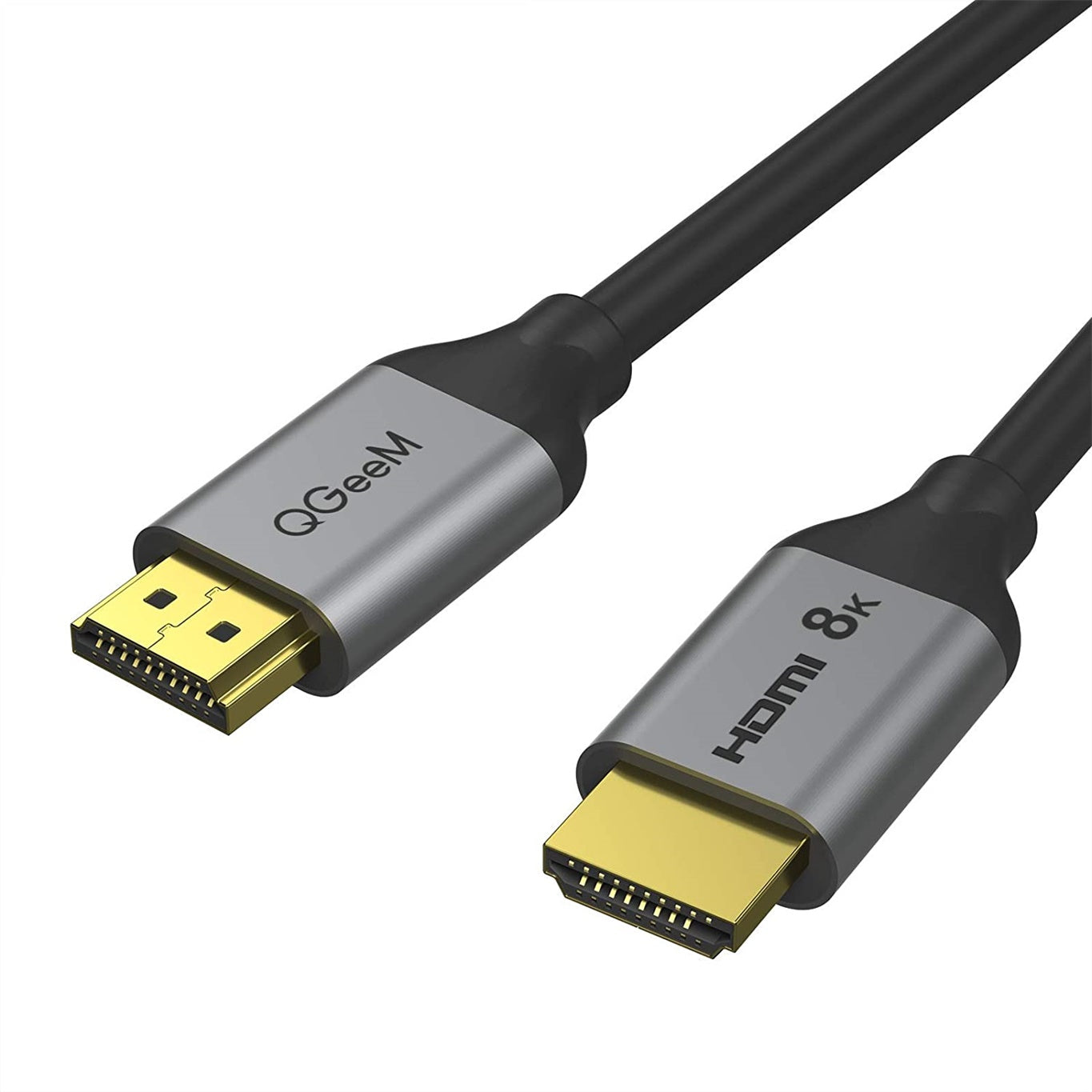 QGEEM QG-AV17-3 3m Long Resolution HD Video to Mini Resolution HD Video 8K 60Hz Cable Tangle-free Resolution HD Video Male to Male Adapter Gold-Plated Cord