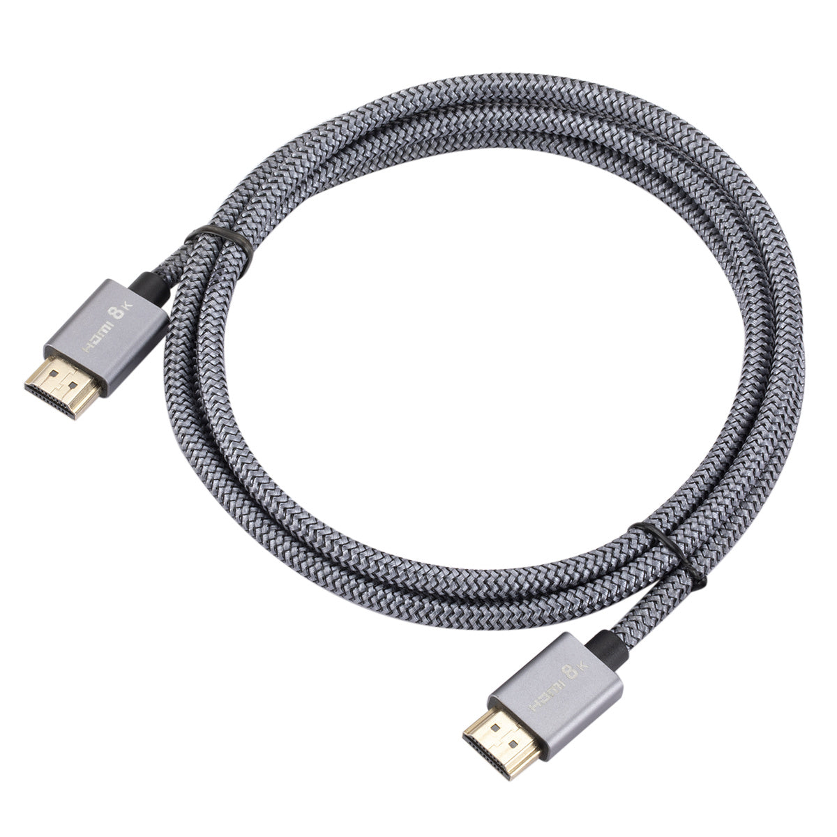 0316 1m HDMI Male to HDMI Male Cable HDMI Cord V2.1 8K/60Hz Compatible with Projector Monitor Laptop TV PS5 - Grey