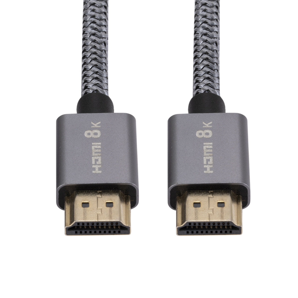 0316 1m HDMI Male to HDMI Male Cable HDMI Cord V2.1 8K/60Hz Compatible with Projector Monitor Laptop TV PS5 - Grey